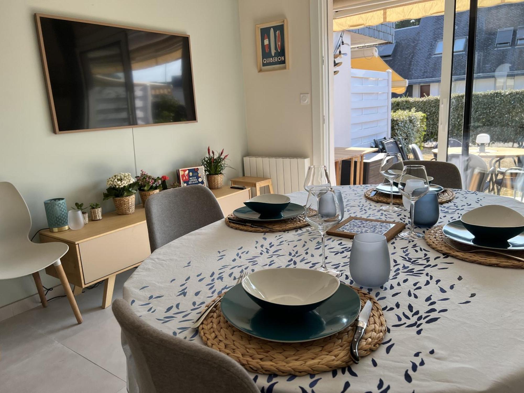 Triplex A 200M De La Plage - O Delices Marins Карнак Екстериор снимка